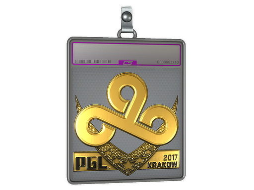 Sticker Slab | Cloud9 (Gold) | Krakow 2017