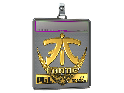 Sticker Slab | Fnatic (Gold) | Krakow 2017