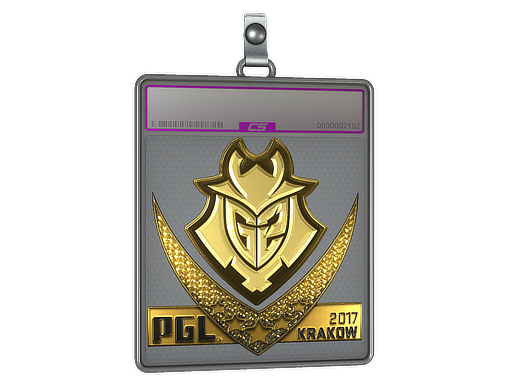 Sticker Slab | G2 Esports (Gold) | Krakow 2017