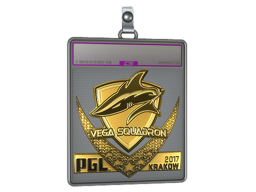 Sticker Slab | Vega Squadron (Gold) | Krakow 2017
