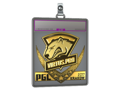Sticker Slab | Virtus.Pro (Gold) | Krakow 2017