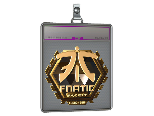 Sticker Slab | Fnatic (Gold) | London 2018