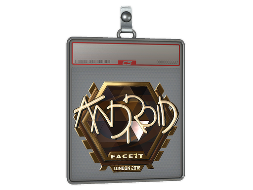 Sticker Slab | ANDROID (Gold) | London 2018