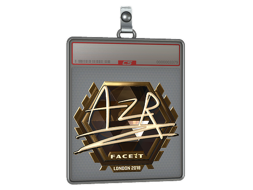 Sticker Slab | AZR (Gold) | London 2018
