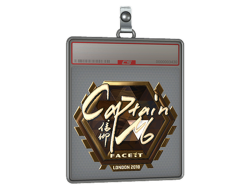 Sticker Slab | captainMo (Gold) | London 2018