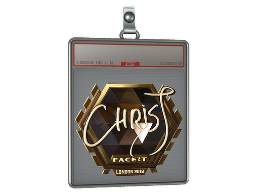 Sticker Slab | chrisJ (Gold) | London 2018