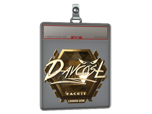 Sticker Slab | DavCost (Gold) | London 2018