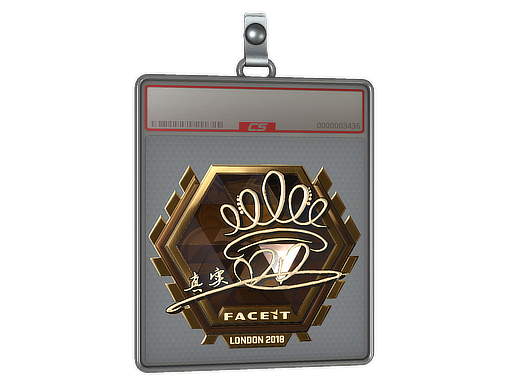 Sticker Slab | DD (Gold) | London 2018