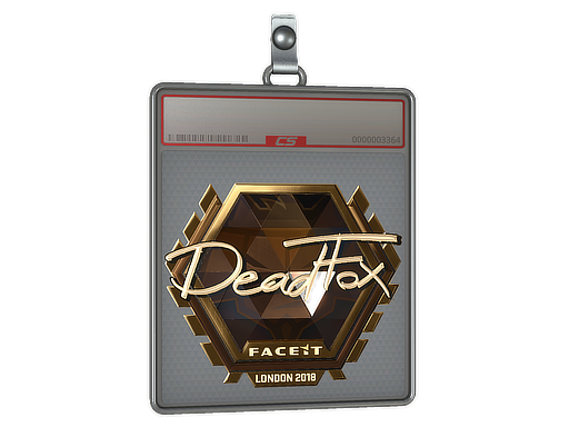 Sticker Slab | DeadFox (Gold) | London 2018