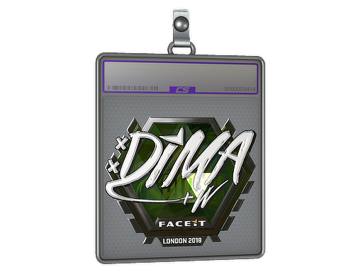 Sticker Slab | Dima (Foil) | London 2018