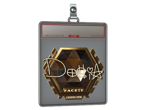 Sticker Slab | Dosia (Gold) | London 2018
