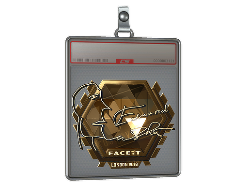 Sticker Slab | Edward (Gold) | London 2018