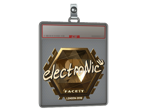 Sticker Slab | electronic (Gold) | London 2018