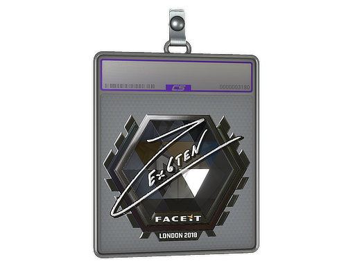 Sticker Slab | Ex6TenZ (Foil) | London 2018