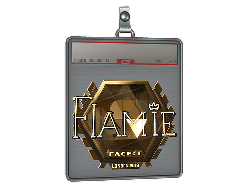 Sticker Slab | flamie (Gold) | London 2018
