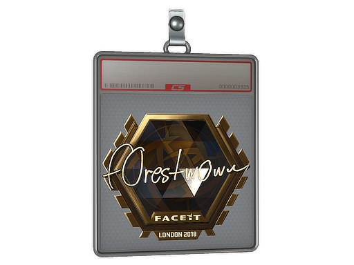 Sticker Slab | f0rest (Gold) | London 2018