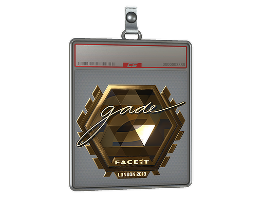 Sticker Slab | gade (Gold) | London 2018