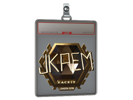 Sticker Slab | jkaem (Gold) | London 2018