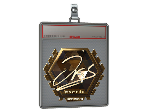Sticker Slab | jks (Gold) | London 2018