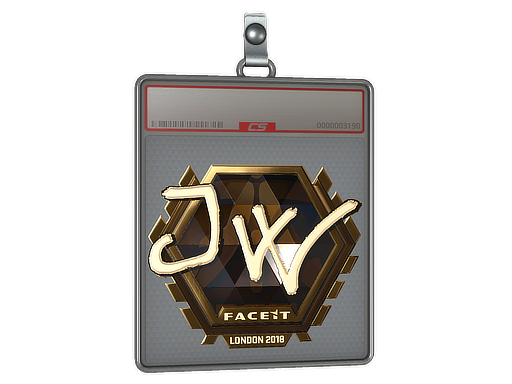 Sticker Slab | JW (Gold) | London 2018