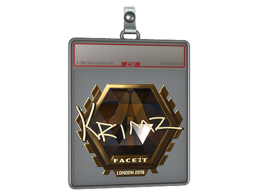 Sticker Slab | KRIMZ (Gold) | London 2018