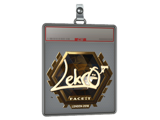 Sticker Slab | Lekr0 (Gold) | London 2018