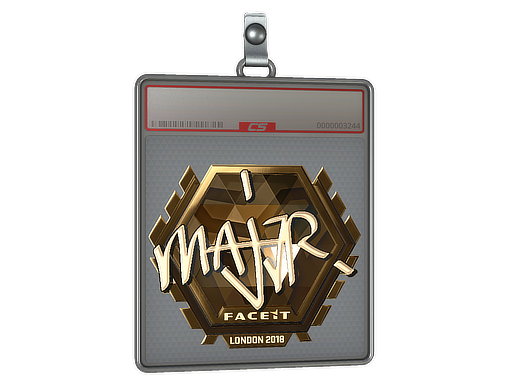 Sticker Slab | MAJ3R (Gold) | London 2018