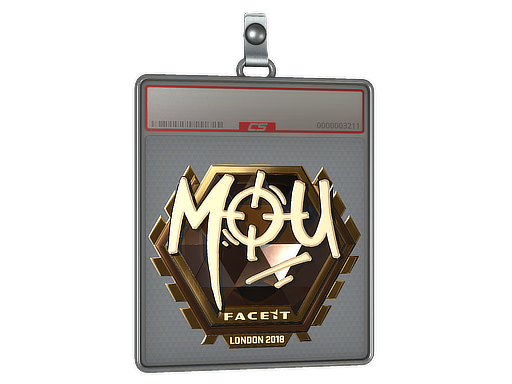 Sticker Slab | mou (Gold) | London 2018