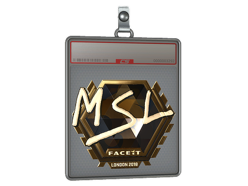 Sticker Slab | MSL (Gold) | London 2018