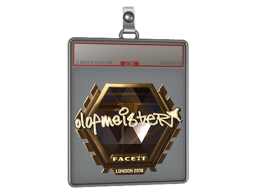 Sticker Slab | olofmeister (Gold) | London 2018