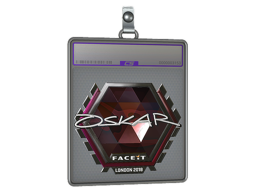 Sticker Slab | oskar (Foil) | London 2018