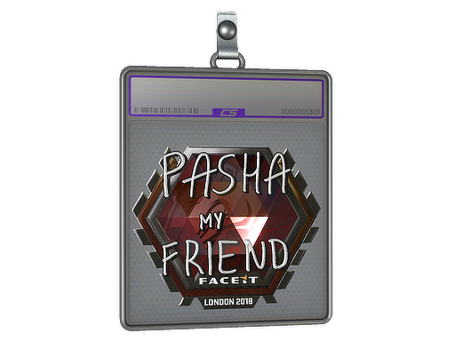 Sticker Slab | pashaBiceps (Foil) | London 2018