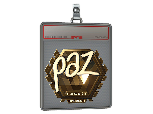 Sticker Slab | paz (Gold) | London 2018