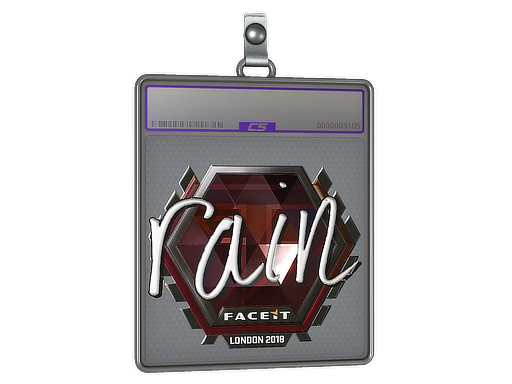 Sticker Slab | rain (Foil) | London 2018