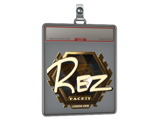 Sticker Slab | REZ (Gold) | London 2018