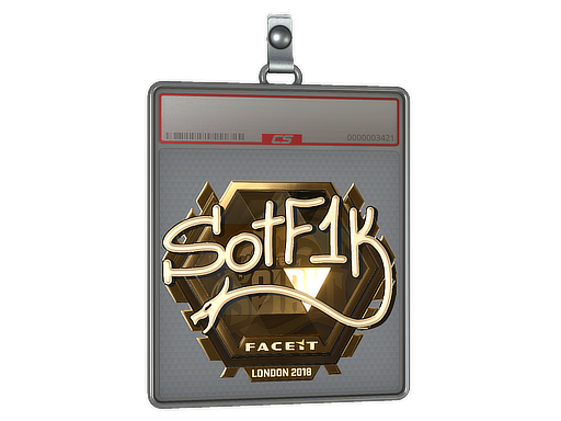 Sticker Slab | S0tF1k (Gold) | London 2018