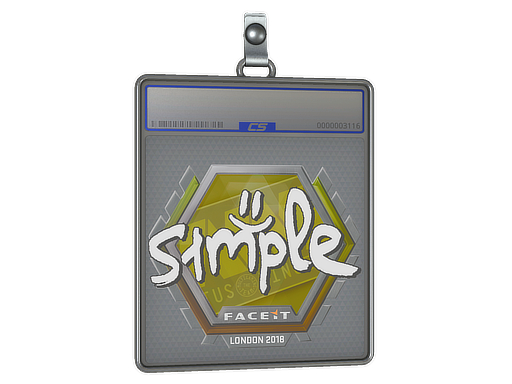 Sticker Slab | s1mple | London 2018