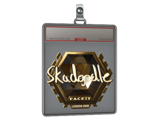 Sticker Slab | Skadoodle (Gold) | London 2018