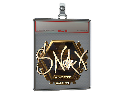 Sticker Slab | Snax (Gold) | London 2018