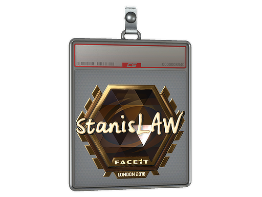 Sticker Slab | stanislaw (Gold) | London 2018