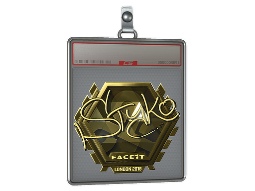 Sticker Slab | STYKO (Gold) | London 2018