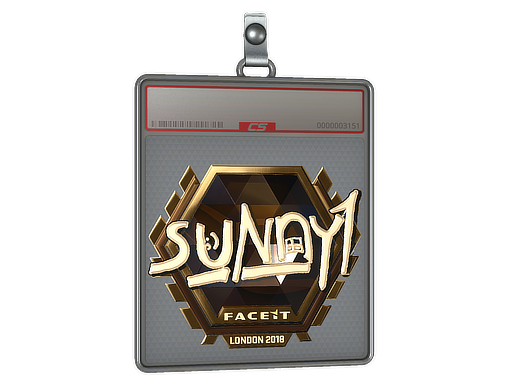 Sticker Slab | suNny (Gold) | London 2018