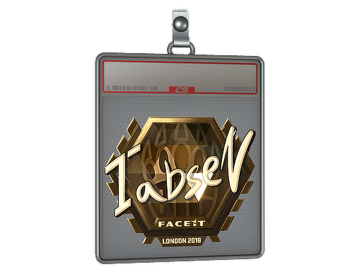 Sticker Slab | tabseN (Gold) | London 2018