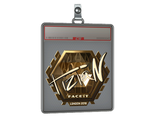 Sticker Slab | tiziaN (Gold) | London 2018