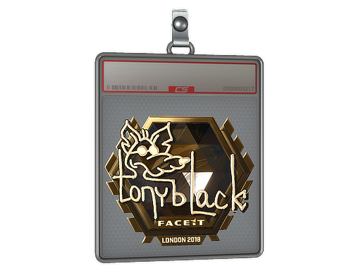 Sticker Slab | tonyblack (Gold) | London 2018