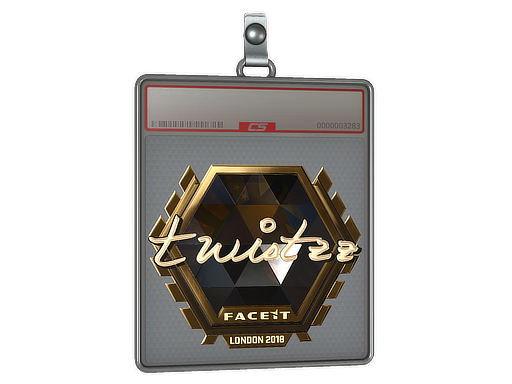 Sticker Slab | Twistzz (Gold) | London 2018