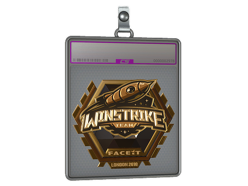 Sticker Slab | Winstrike Team (Gold) | London 2018