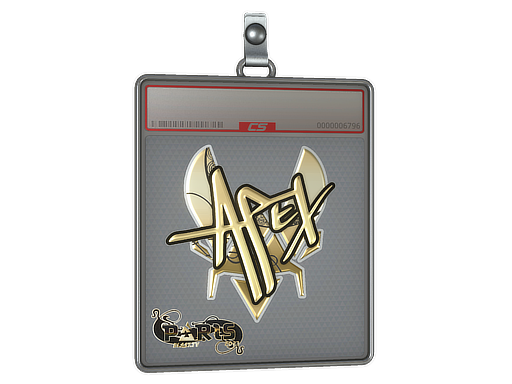 Sticker Slab | apEX (Gold) | Paris 2023