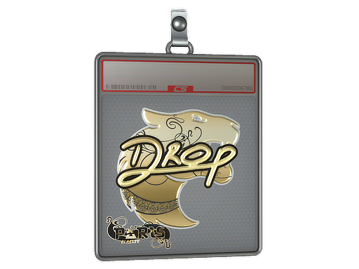 Sticker Slab | drop (Gold) | Paris 2023