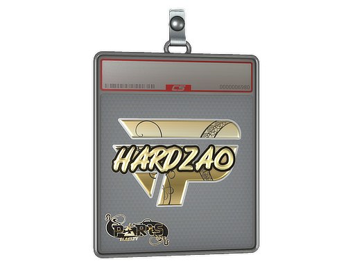 Sticker Slab | hardzao (Gold) | Paris 2023